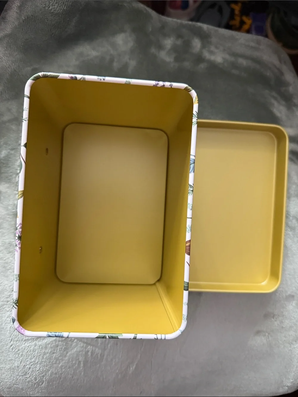 Rifle Paper Co. Floral Recipe Tin in Pink, Yellow & Green